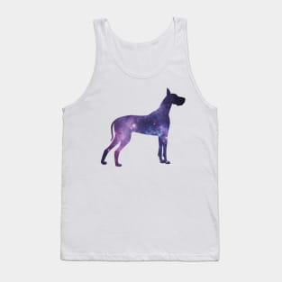 great dane galaxy dog Tank Top